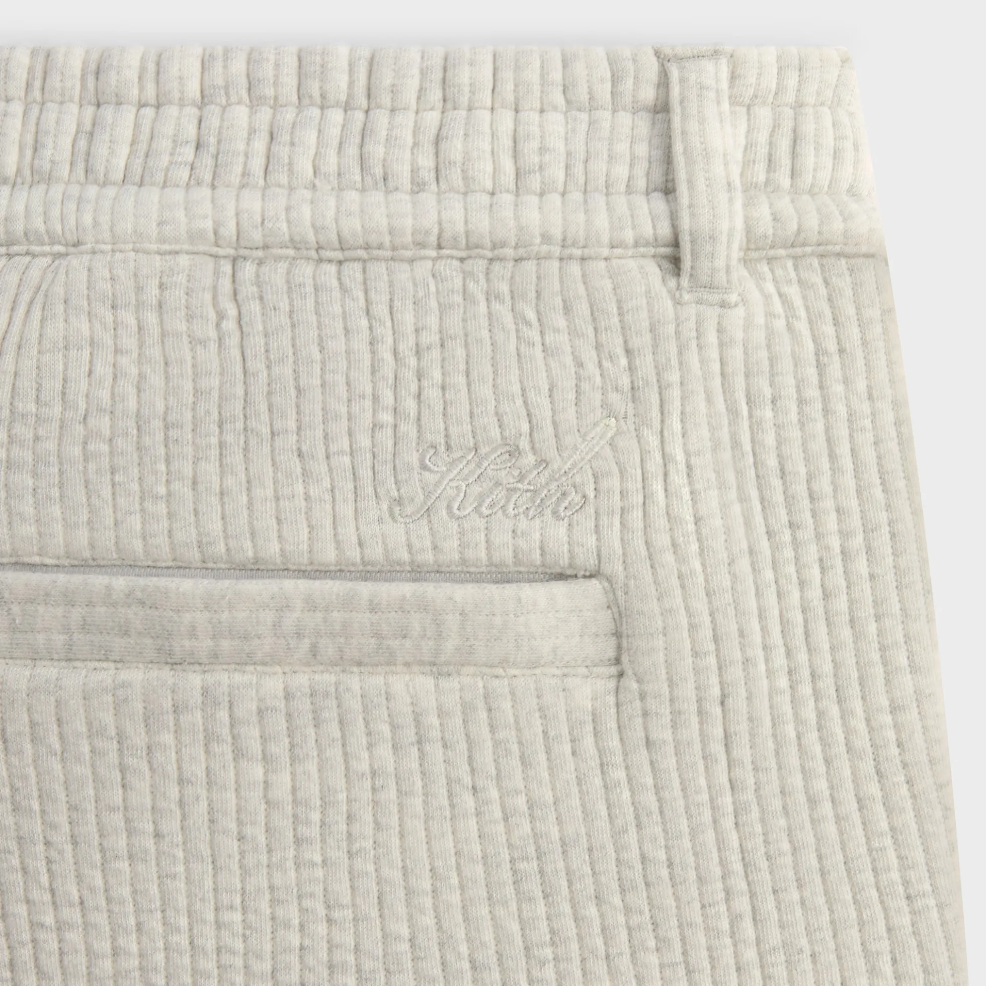 Pantalon Garrison en interlock rayé Kith