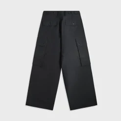 Pantalon à jambes larges et poches