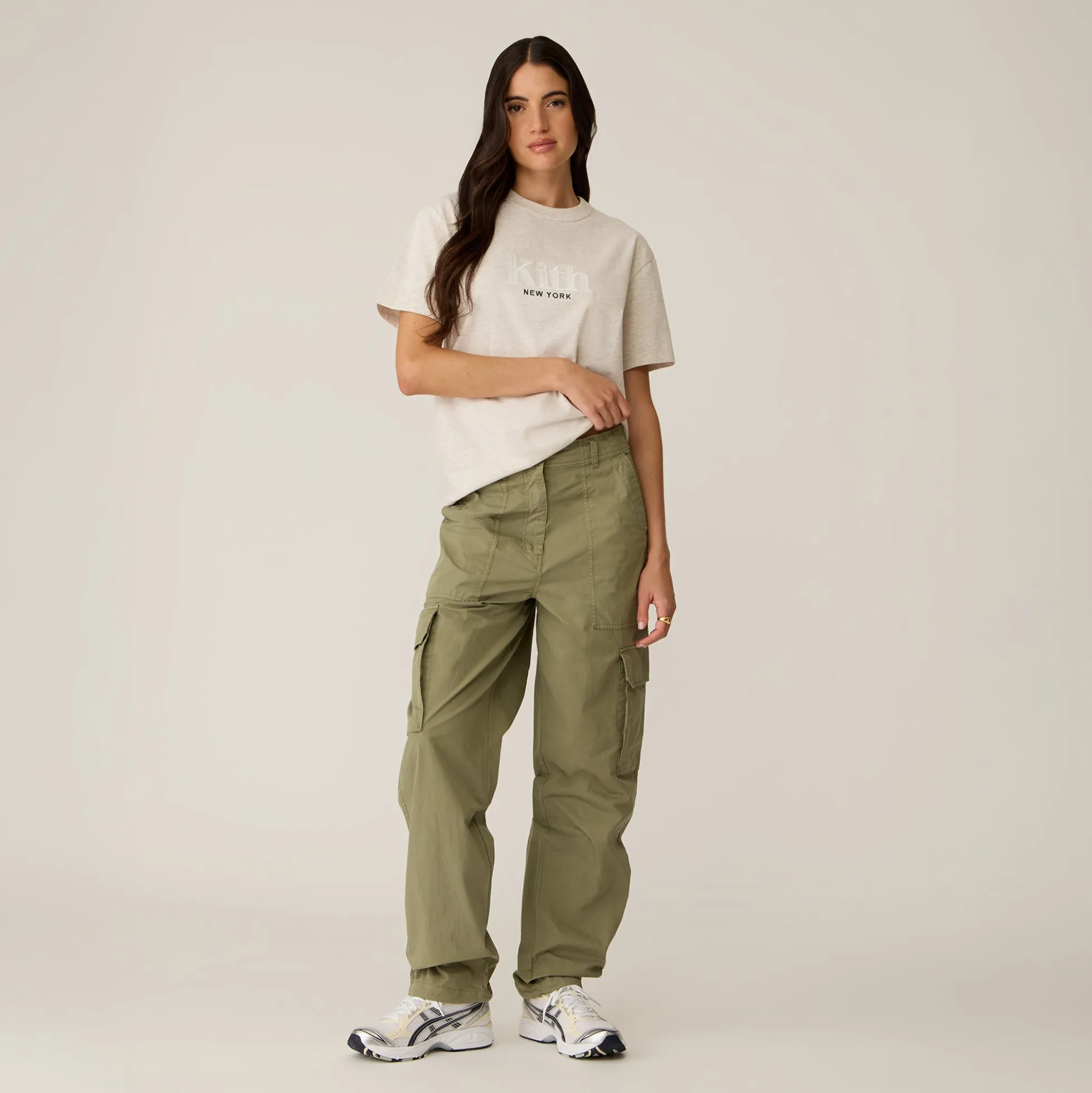 Pantalon utilitaire en coton et nylon Kith pour femmes Evans