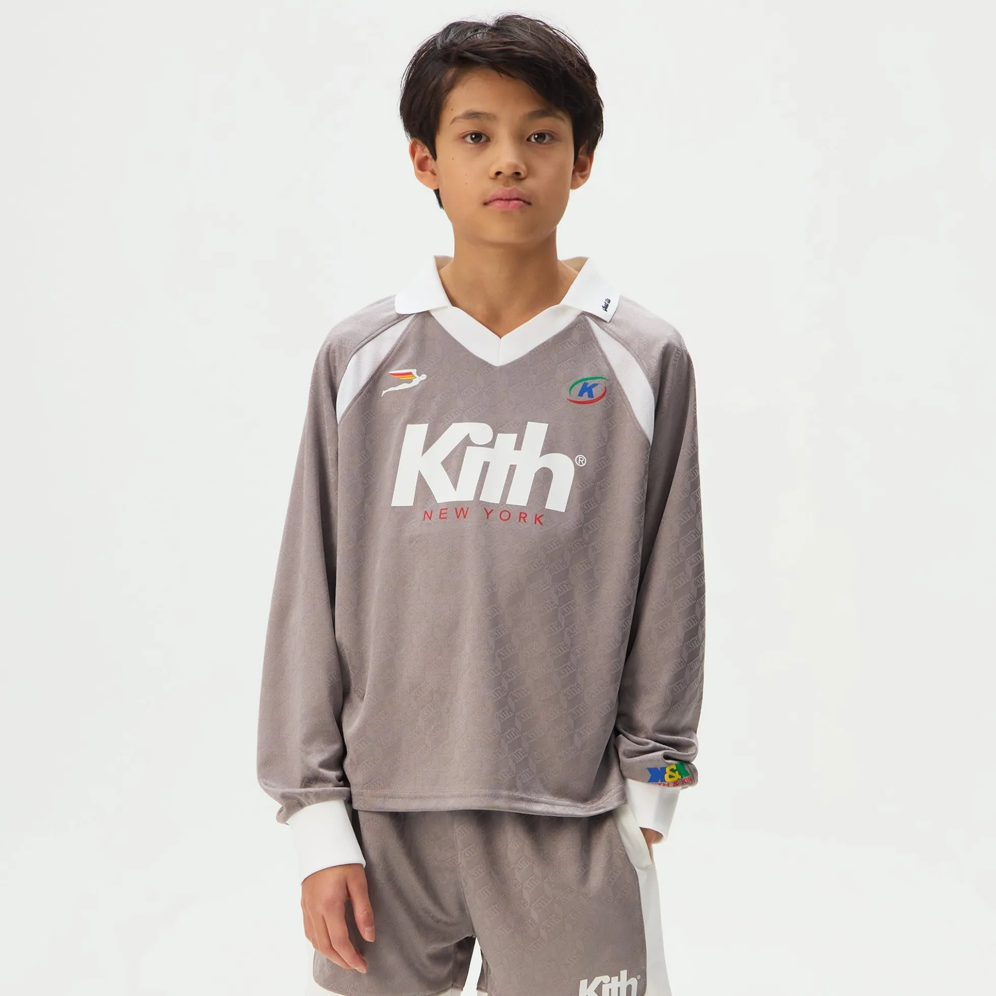Polo de football à manches longues Kith Kids