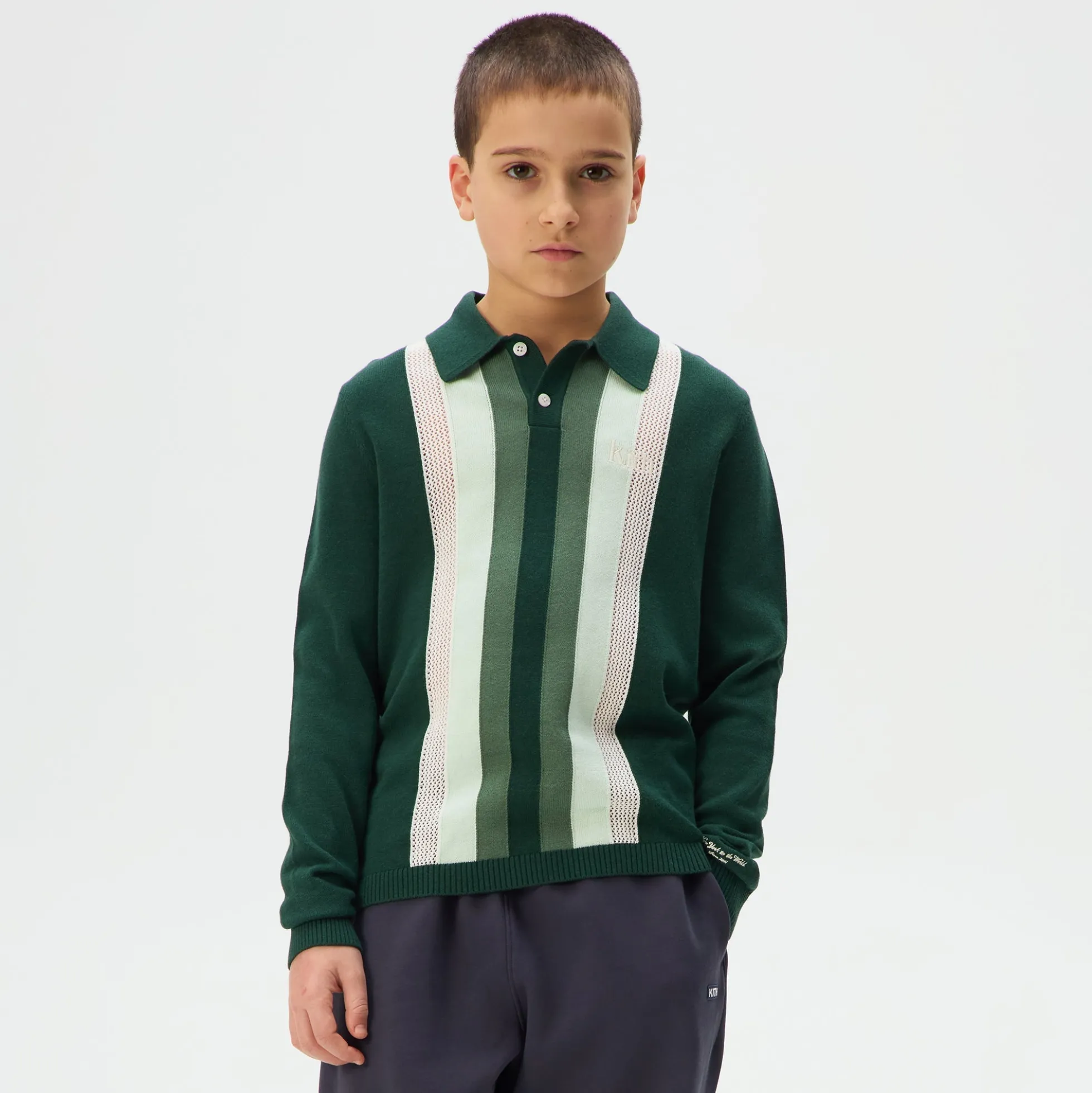 Polo Hanson à blocs de couleurs Kith Kids