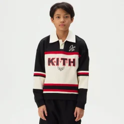 Polo Nelson Rugby à col bicolore Kith Kids