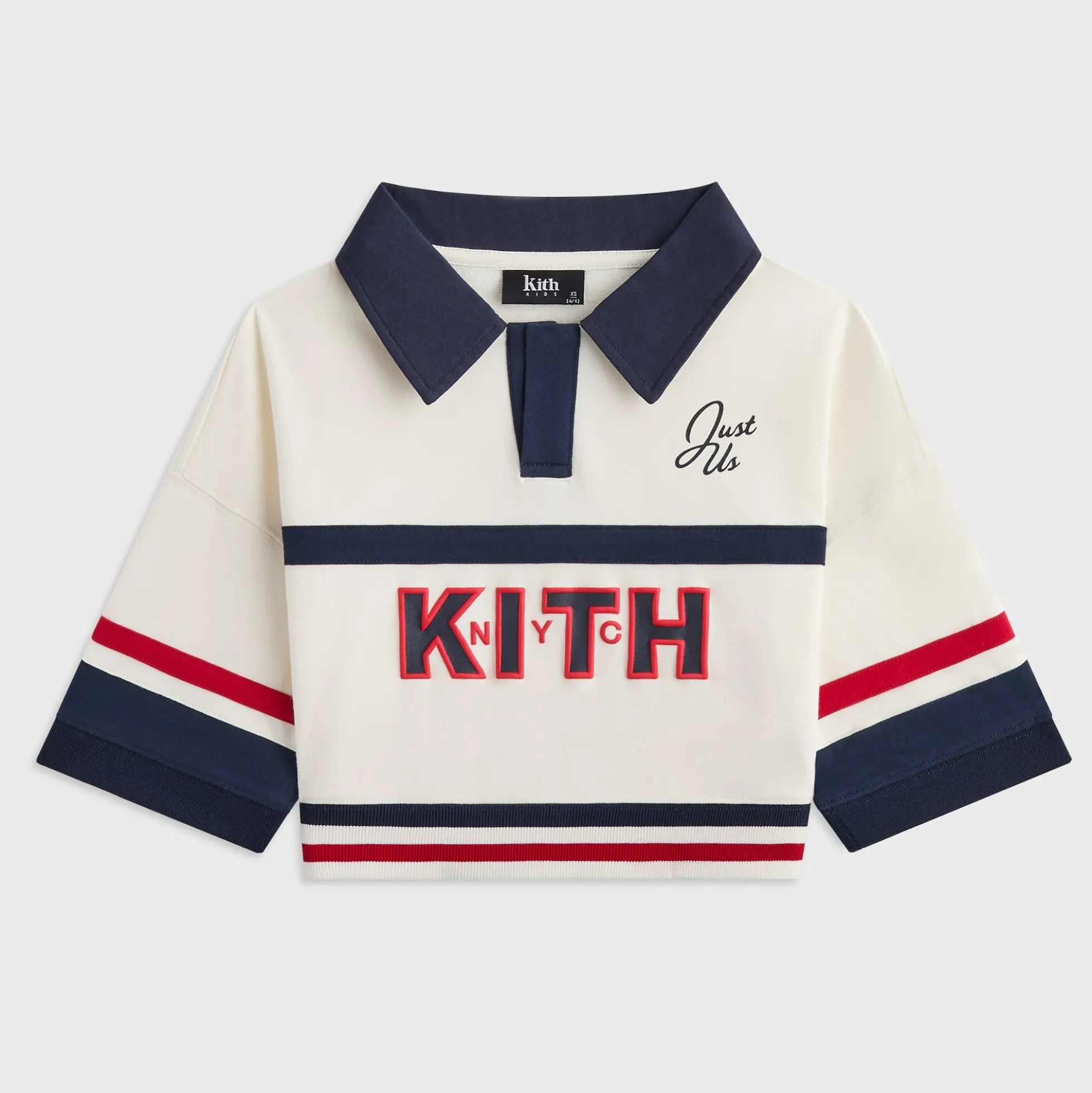 Polo Nelson Rugby à col court et color-block Kith Kids