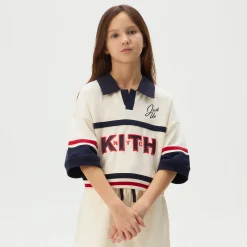 Polo Nelson Rugby à col court et color-block Kith Kids