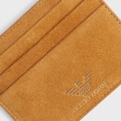 Porte-cartes en daim Giorgio Armani & Kith