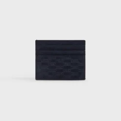 Porte-cartes Kith Monogram en daim