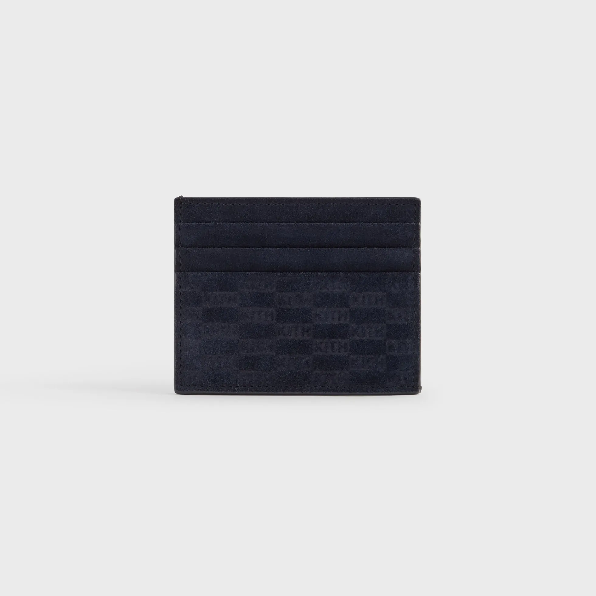 Porte-cartes Kith Monogram en daim
