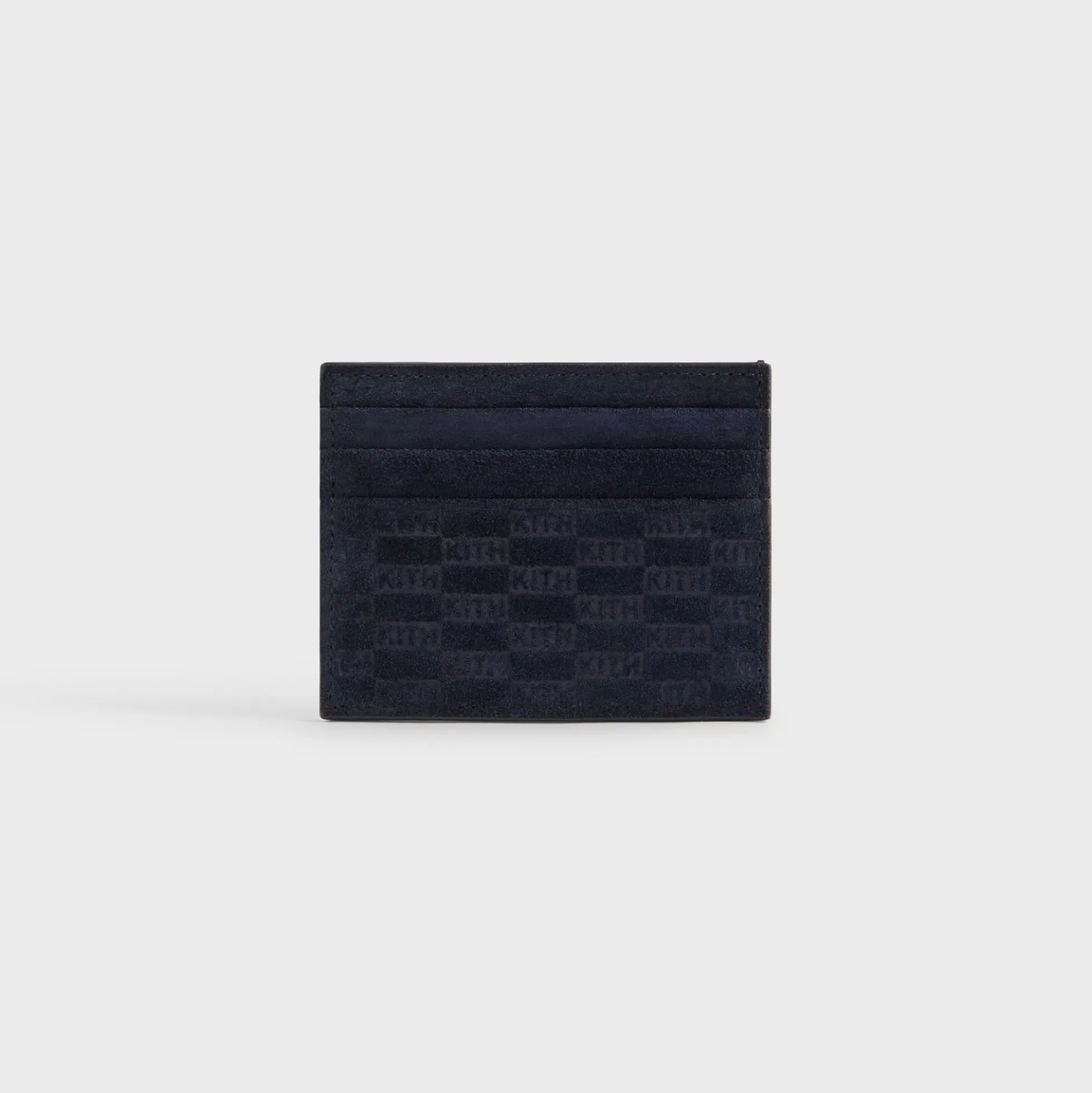 Porte-cartes Kith Monogram en daim