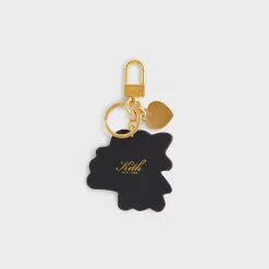 Porte-clés en cuir imprimé Cupidon et Diable Kith