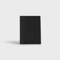Portefeuille Kith Monogram en cuir noir