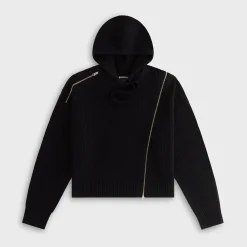 Pull à capuche zippé Kith Juni pour femme