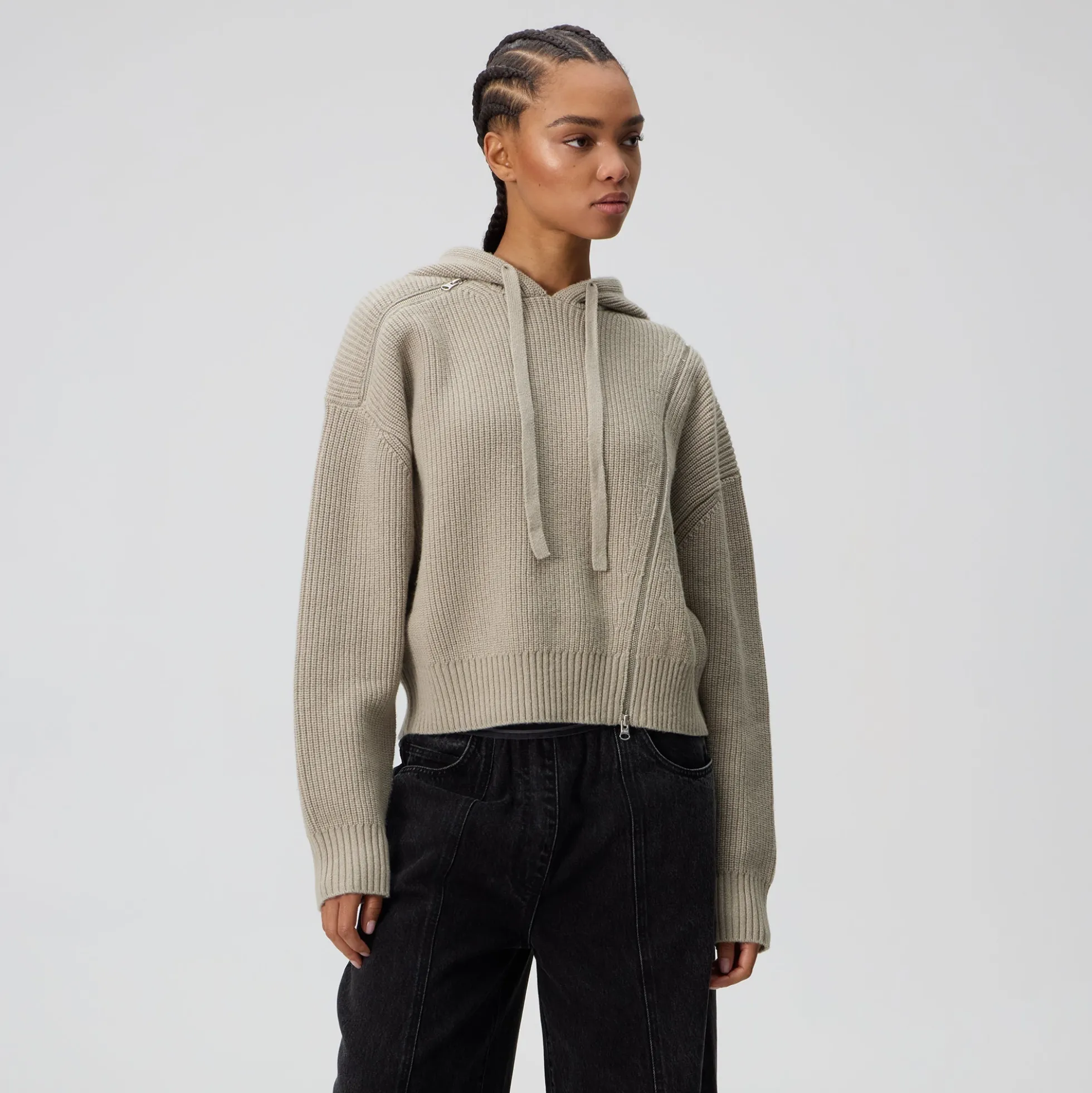Pull à capuche zippé Kith Juni pour femme