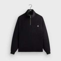 Pull Kith Nelson à col zippé en maille côtelée épaisse