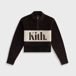 Pull Kith pour femme Hunter II en chenille à quart de zip