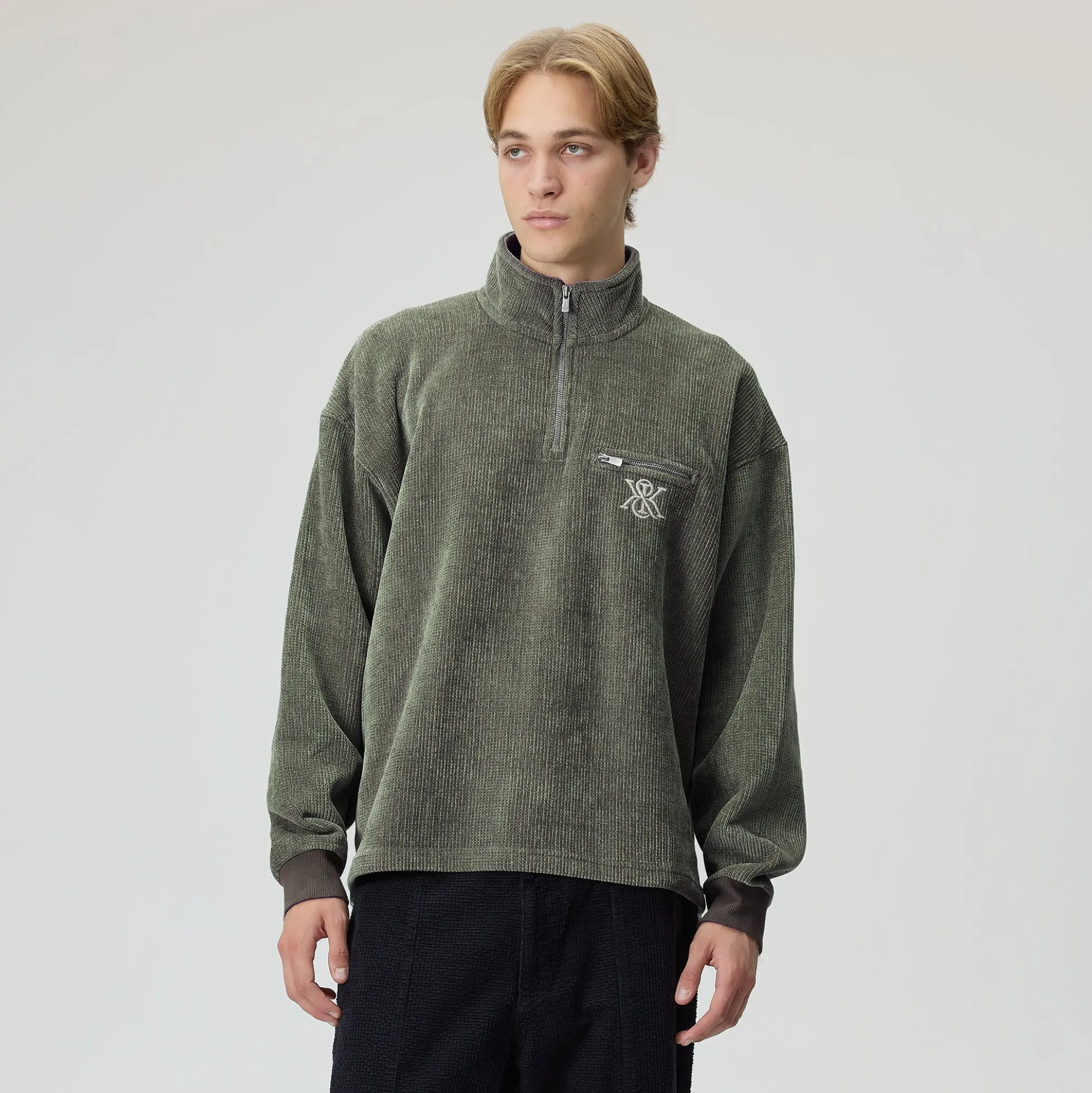Pull Kith Queensbridge à quart de zip