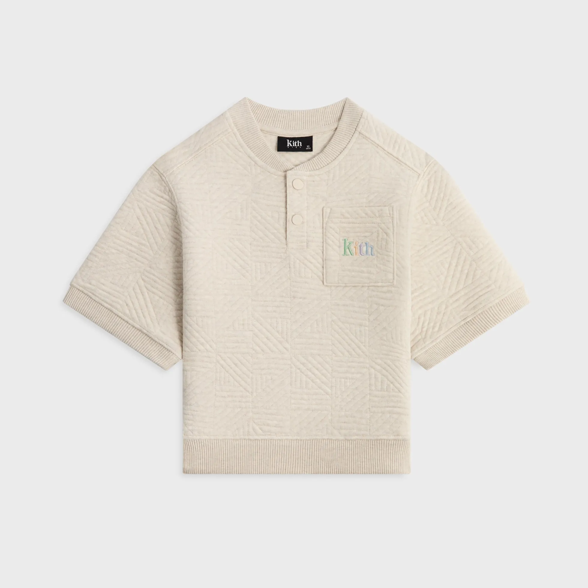 Pull matelassé Nelson Henley pour enfants Kith Kids
