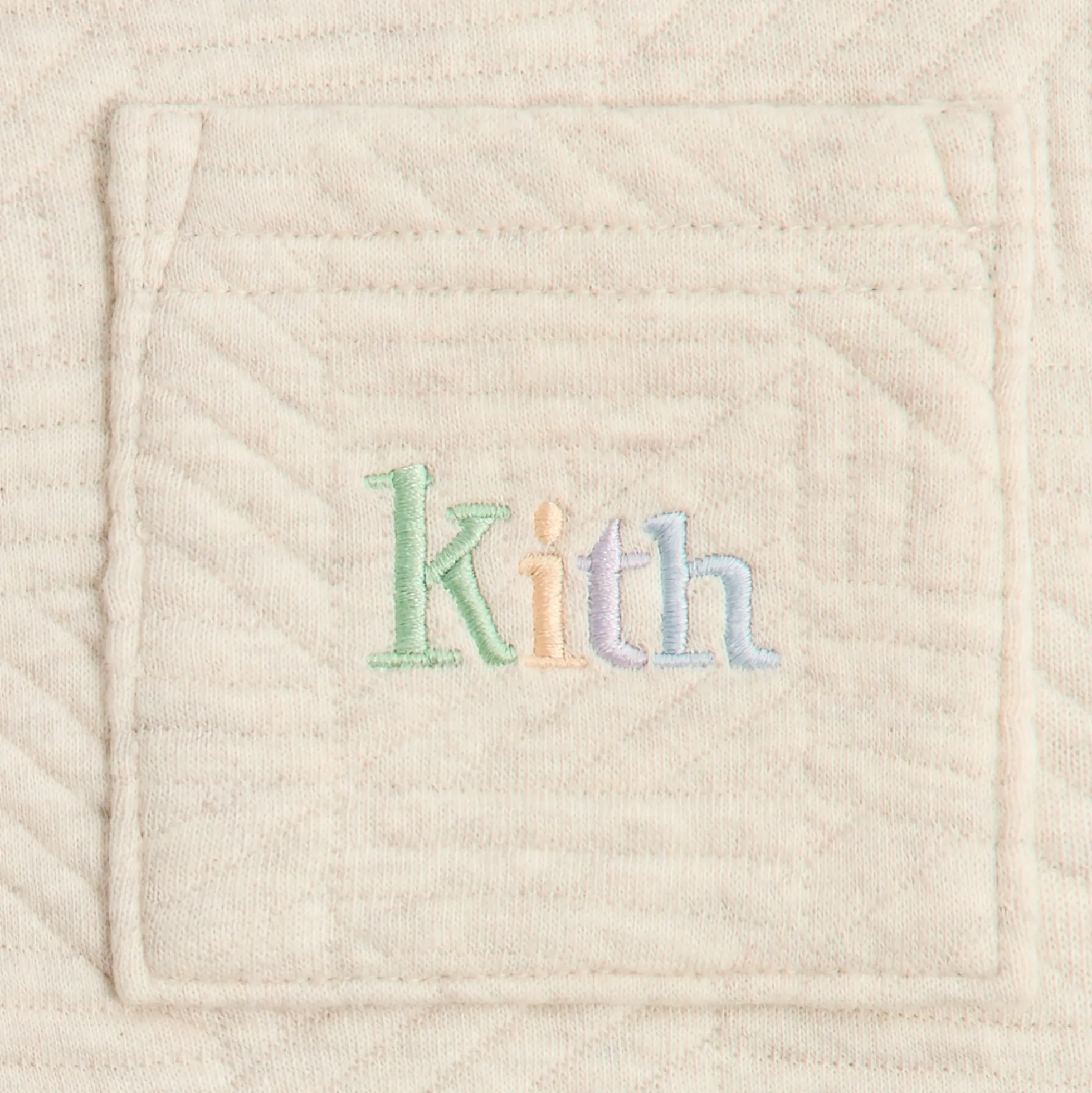 Pull matelassé Nelson Henley pour enfants Kith Kids