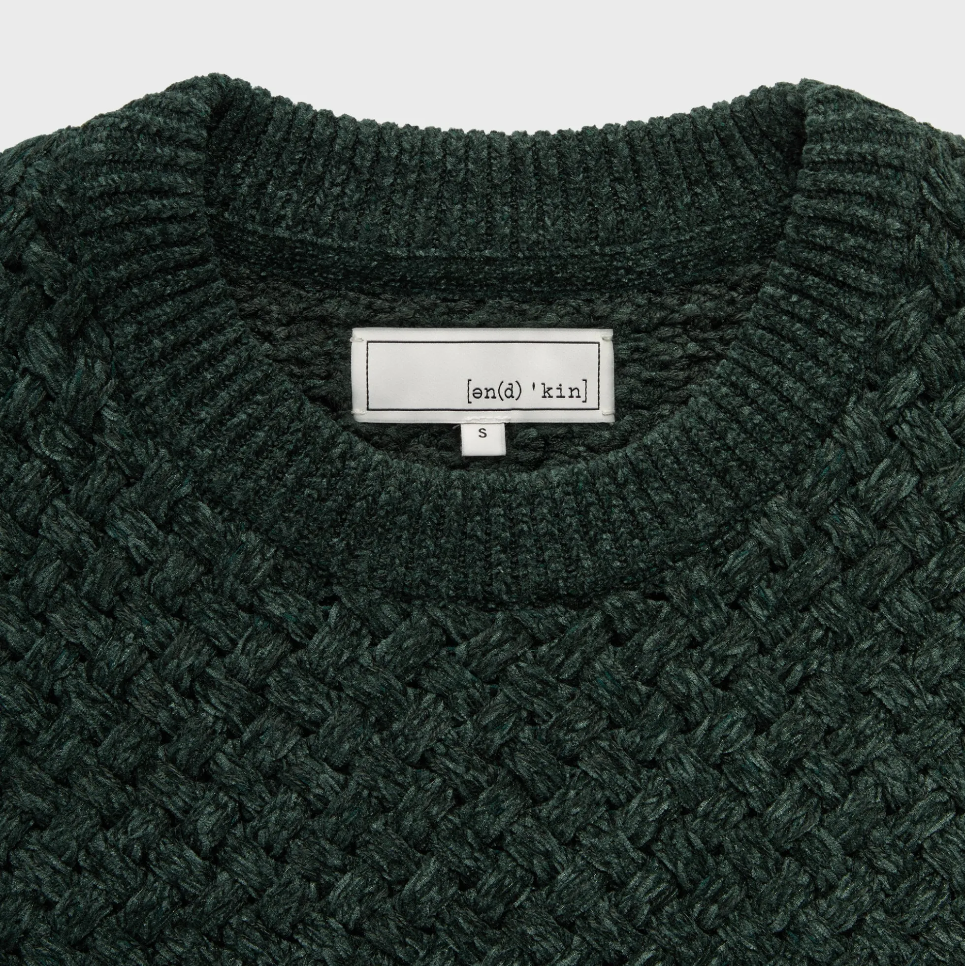 Pull ras du cou en chenille tissée &Kin Lewis