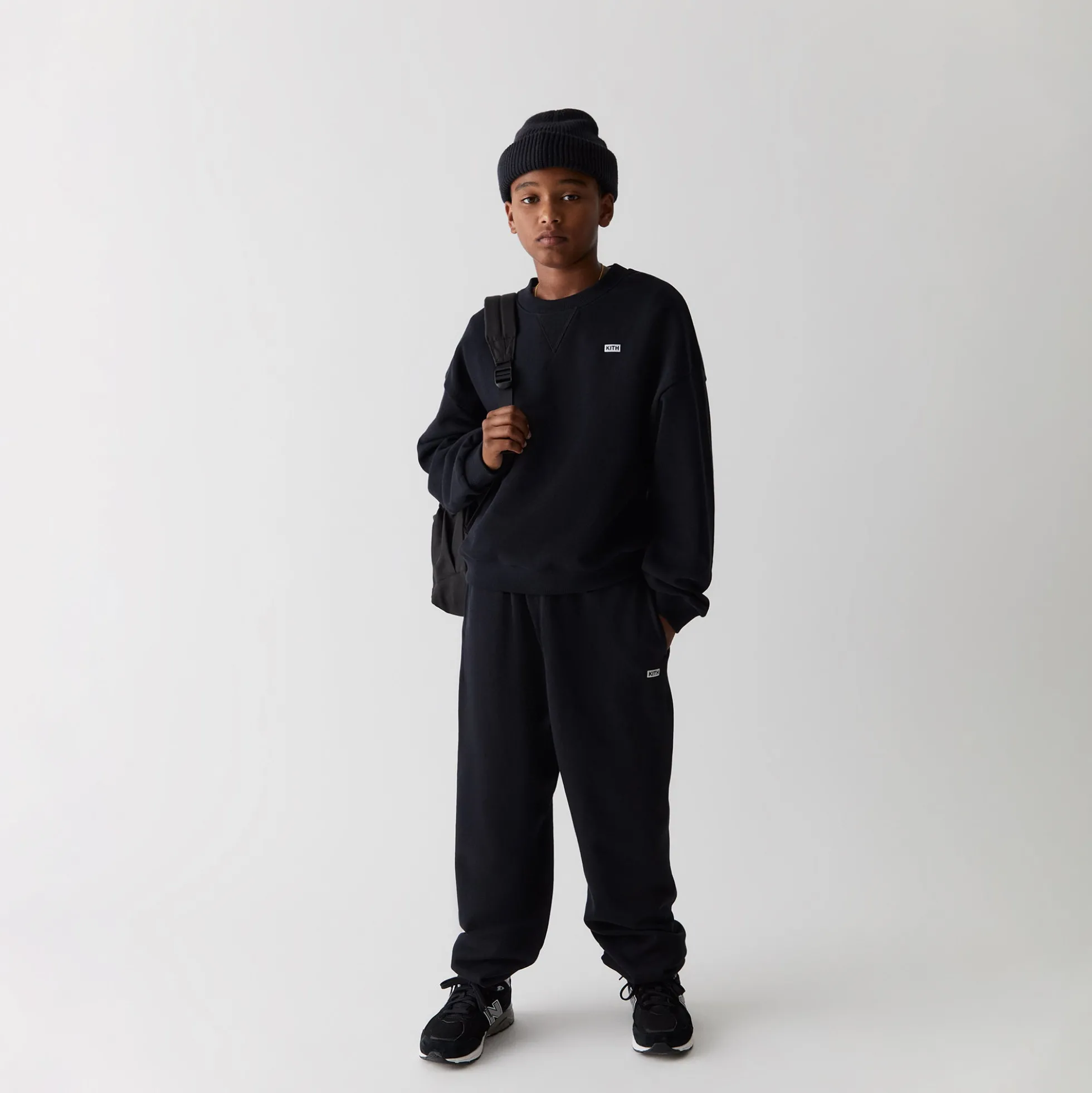Pull ras du cou à manches longues Nelson Kith pour enfant