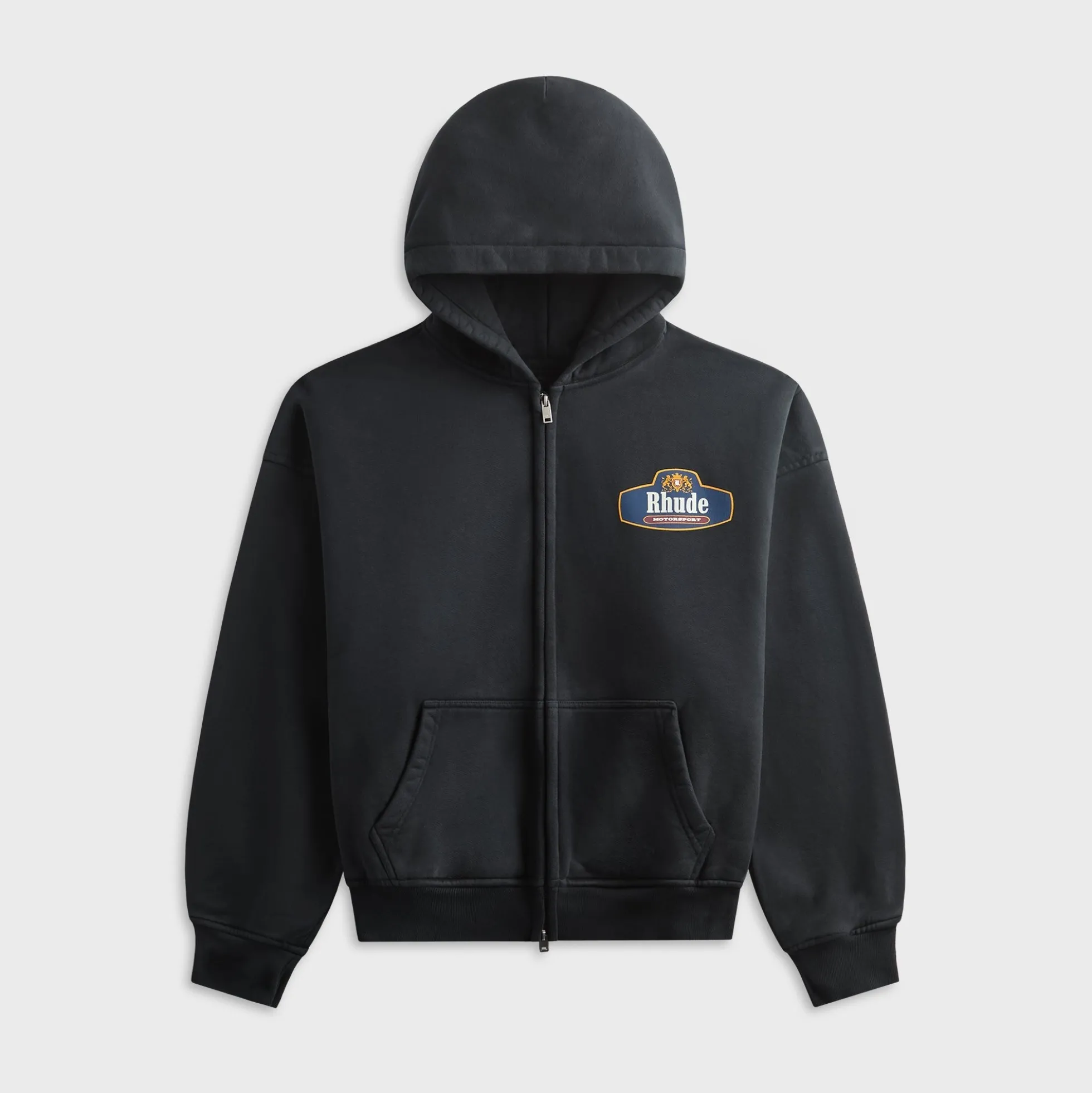 Racing Crest Zip-Up Hoodie