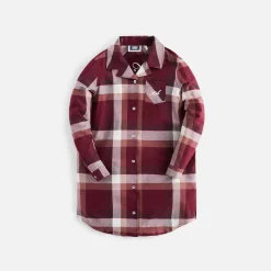Robe Chemise à Carreaux à Manches Longues pour Enfants Kith
