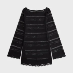 Robe mini en dentelle à logo Odette Lisa for Kith pour femme