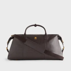Sac de voyage Kith en cuir embossé façon crocodile
