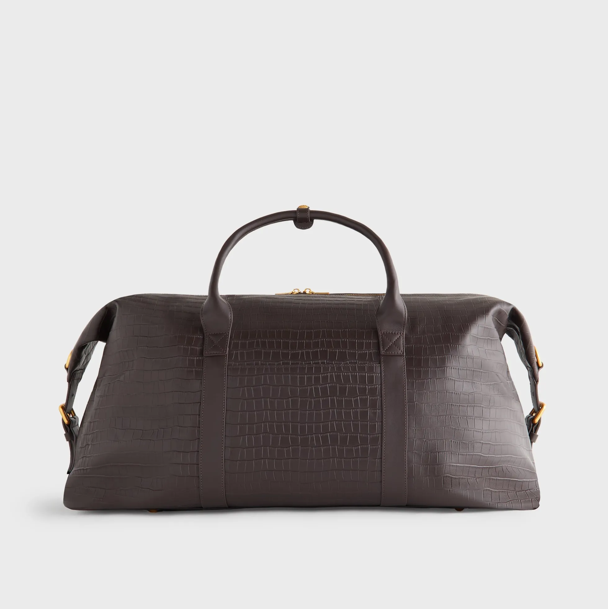 Sac de voyage Kith en cuir embossé façon crocodile