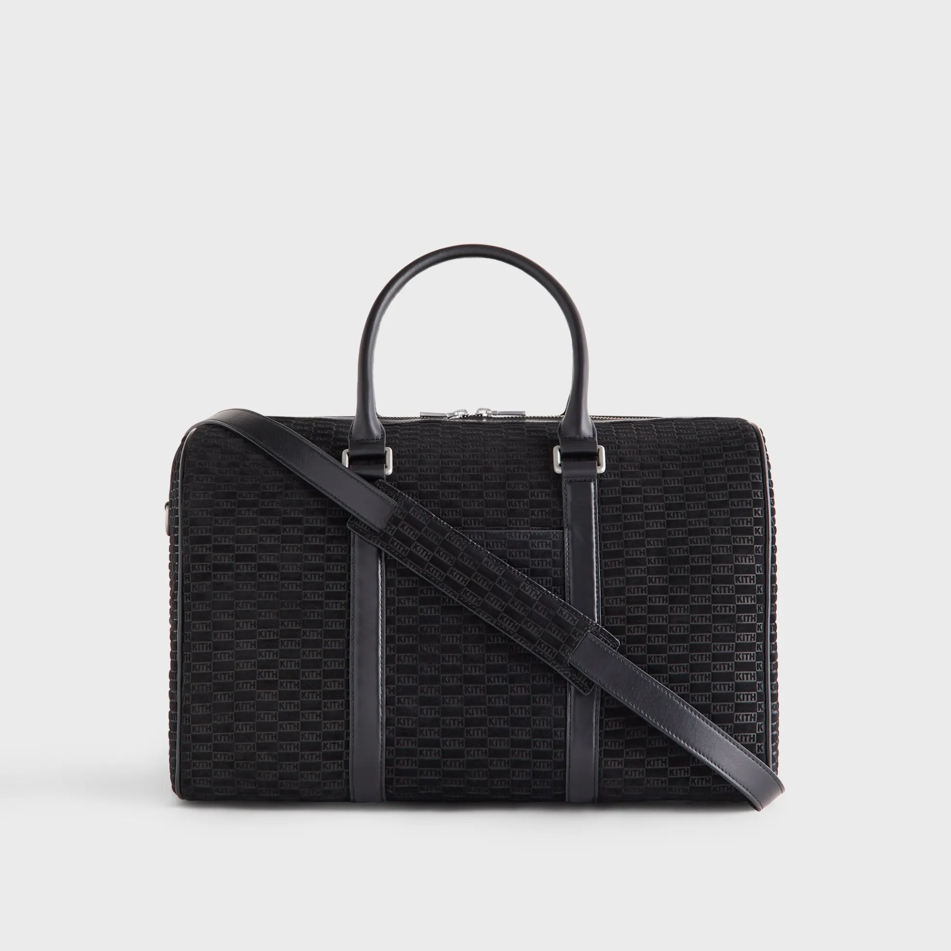 Sac de voyage Kith K40 en daim monogrammé