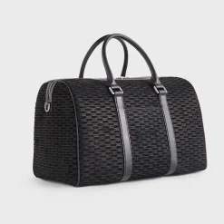 Sac de voyage Kith K40 en daim monogrammé
