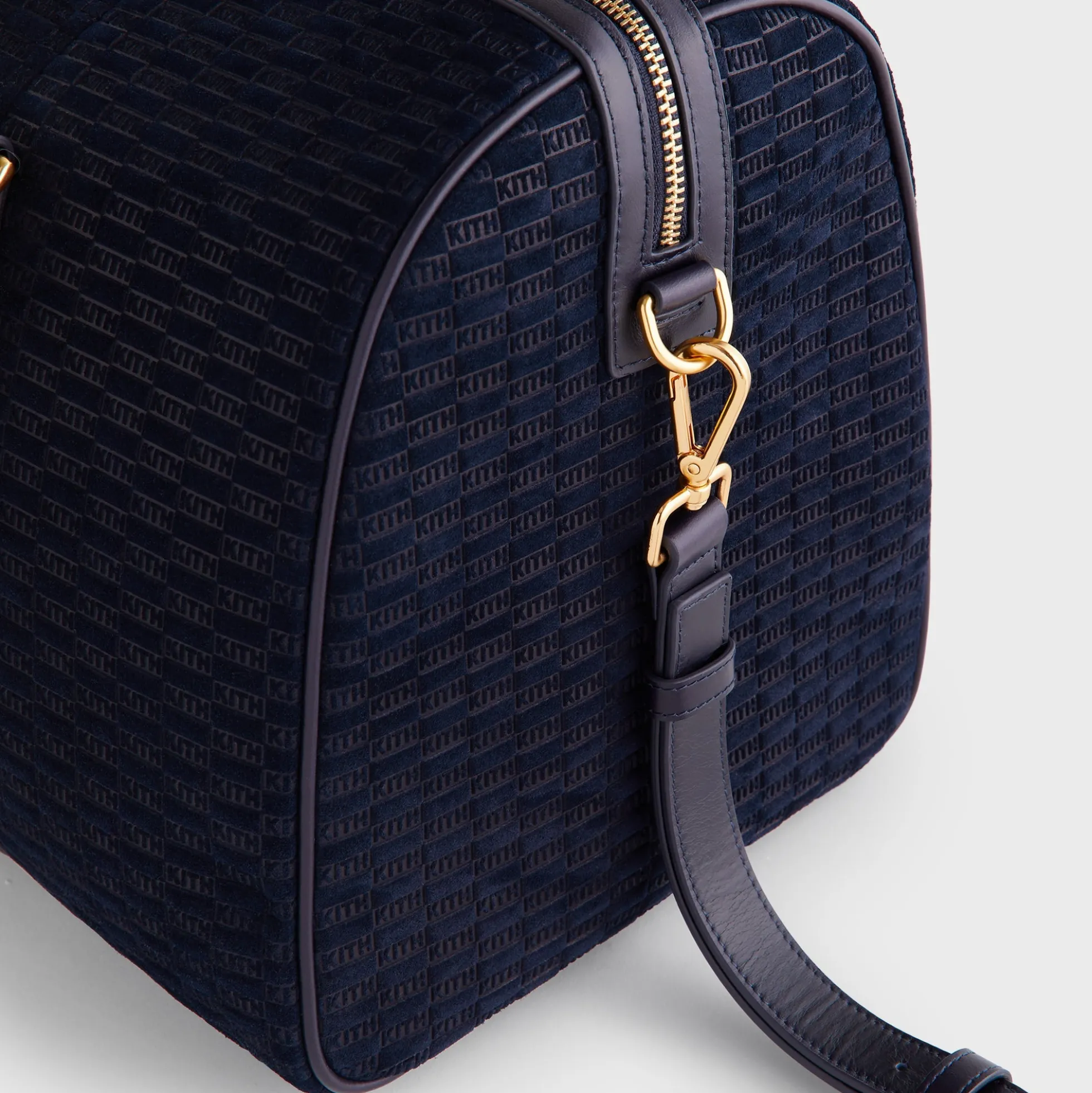 Sac de voyage Kith K40 en daim monogrammé