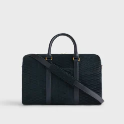 Sac de voyage Kith K40 en daim monogrammé