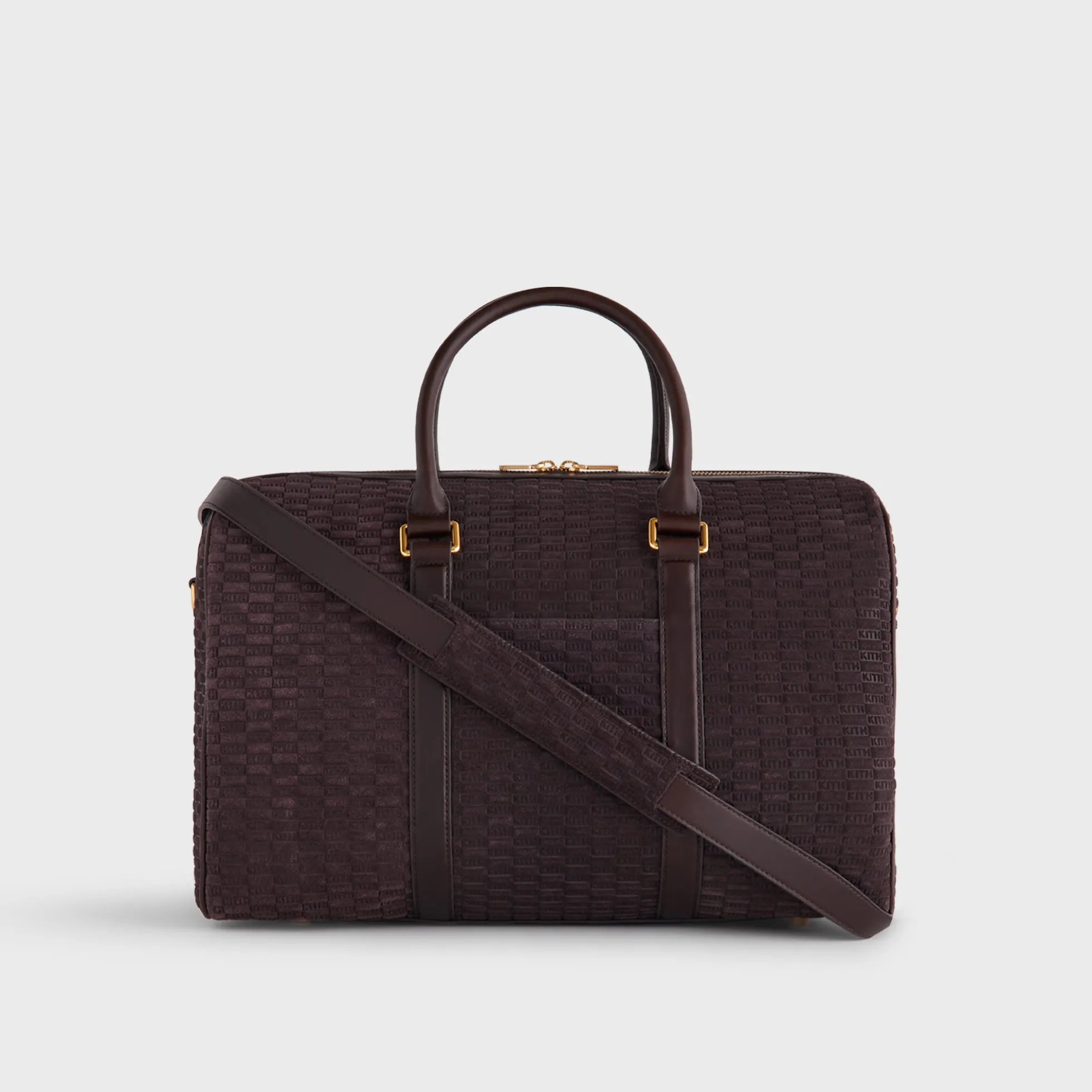 Sac de voyage Kith K40 en daim monogrammé