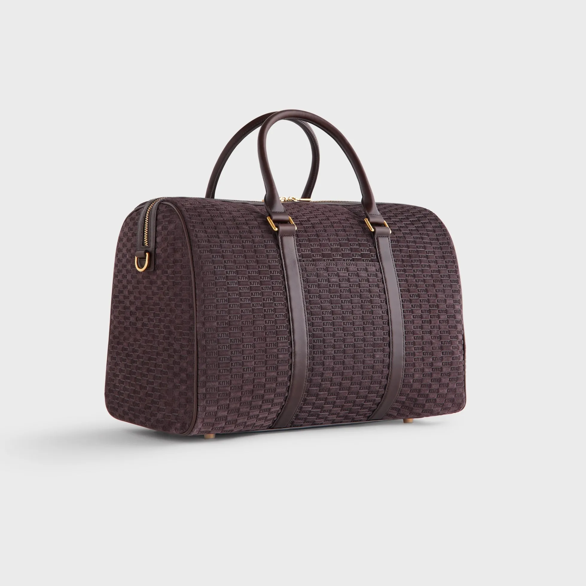 Sac de voyage Kith K40 en daim monogrammé