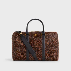 Sac de voyage Kith K40 en poil de poney imprimé léopard