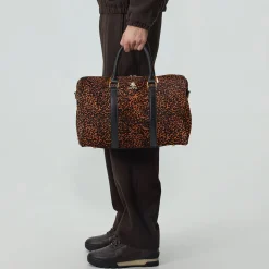 Sac de voyage Kith K40 en poil de poney imprimé léopard