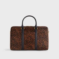Sac de voyage Kith K40 en poil de poney imprimé léopard
