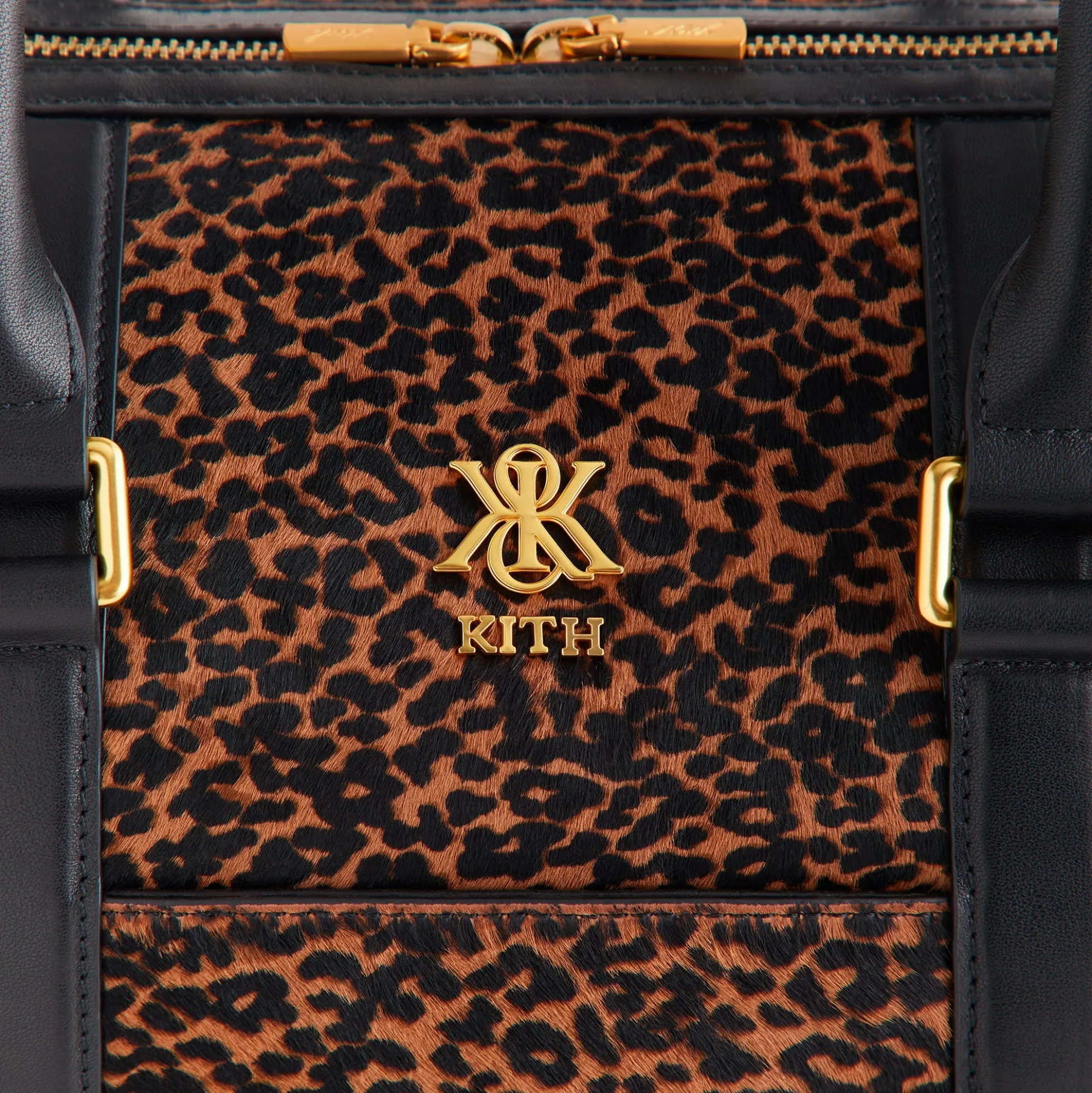 Sac de voyage Kith K40 en poil de poney imprimé léopard