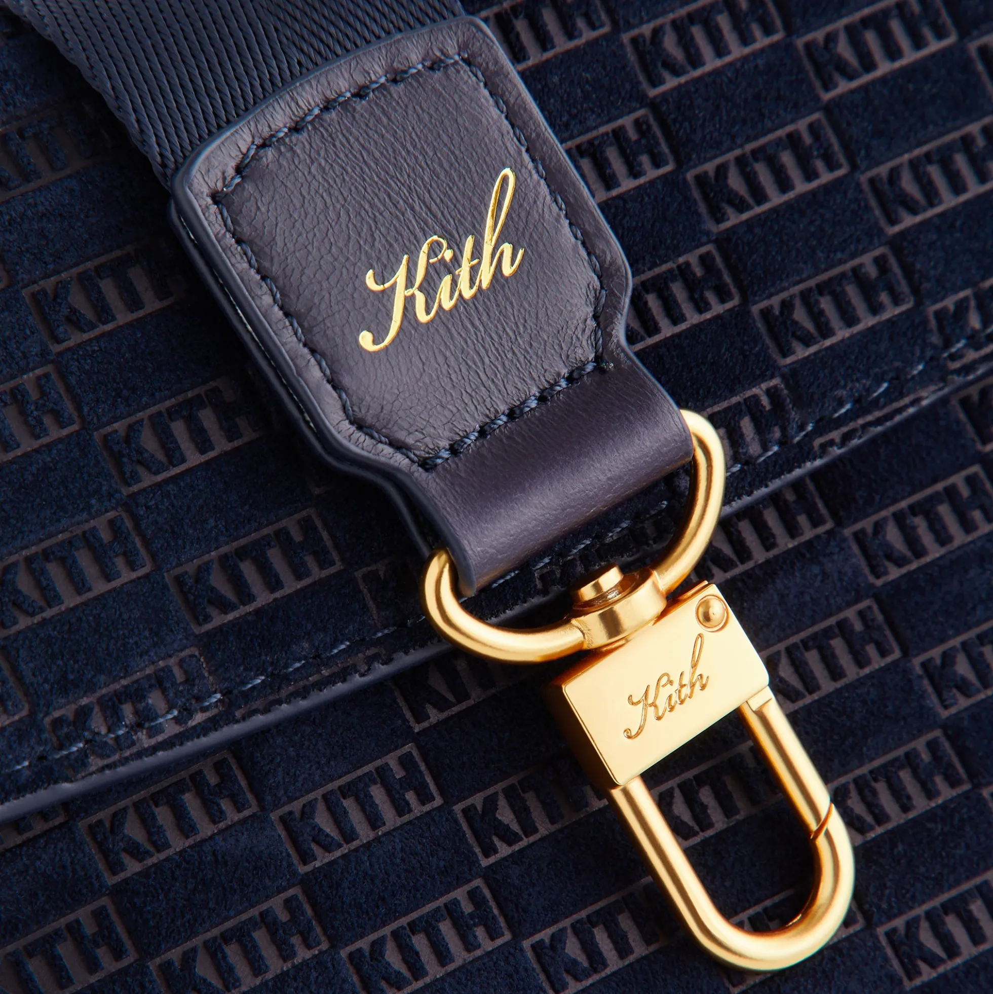 Sac enveloppe en daim Kith Monogram K20