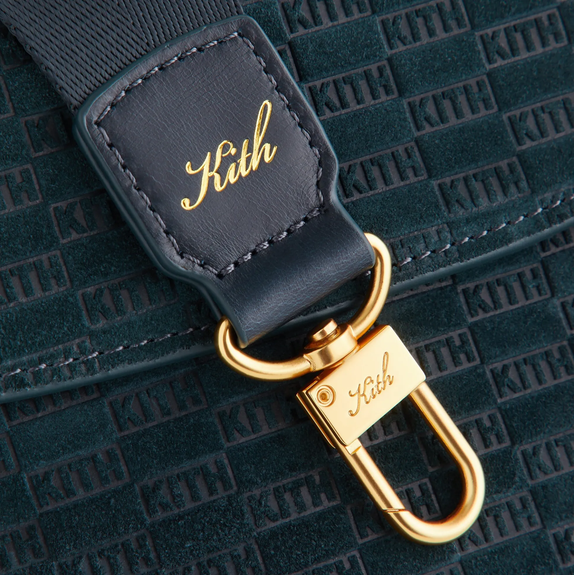 Sac enveloppe en daim Kith Monogram K20