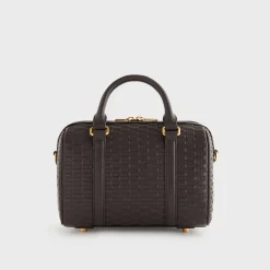 Sac Kith pour femme en cuir lisse monogrammé Harlowe