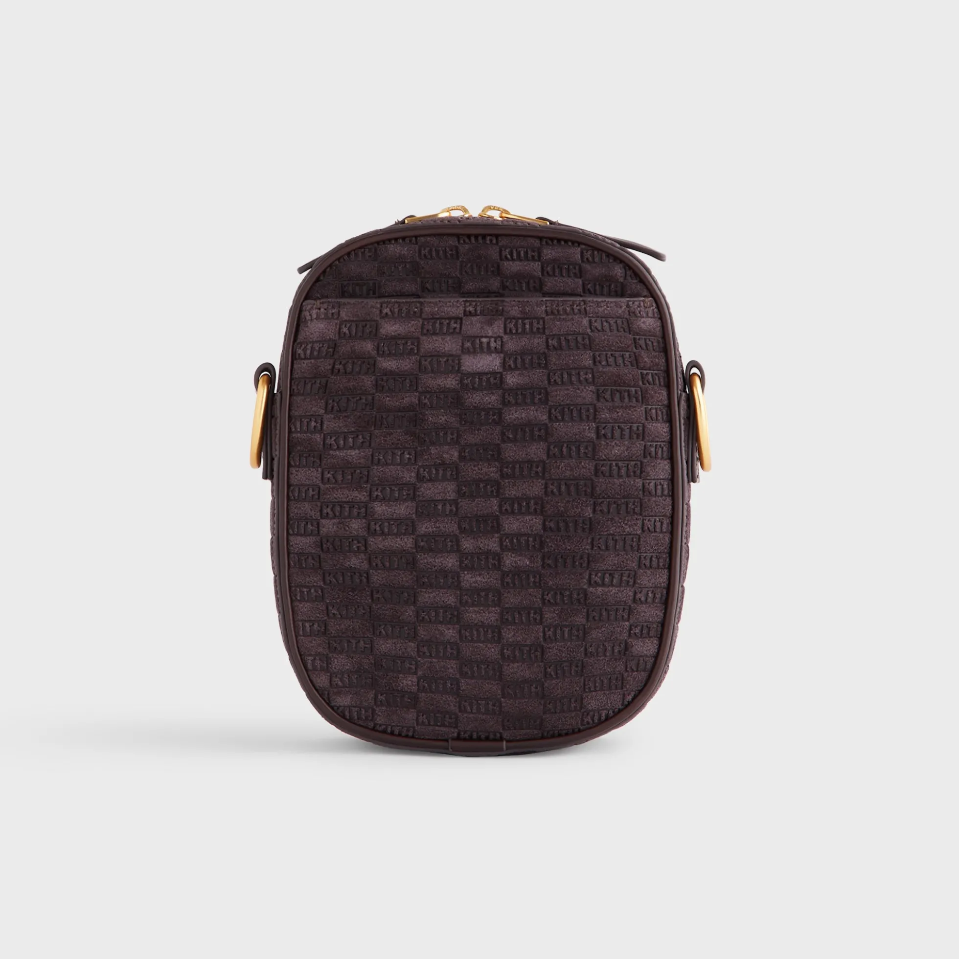 Sac passager Kith K15 en daim monogrammé