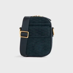 Sac passager Kith K15 en daim monogrammé
