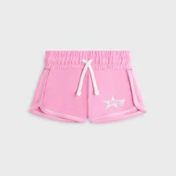 Short Kith Kids Sadie avec logo à coutures contrastées