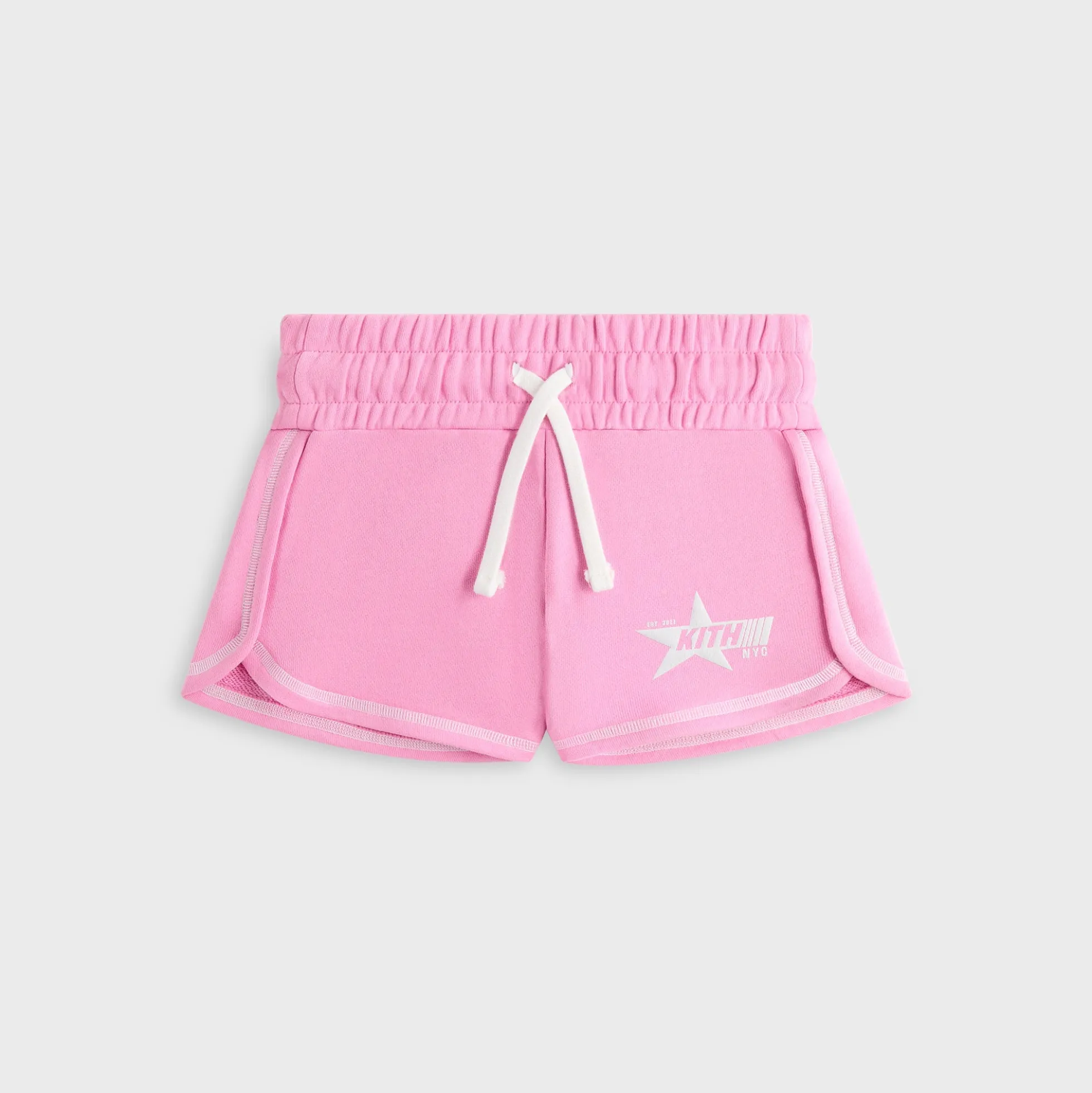Short Kith Kids Sadie avec logo à coutures contrastées
