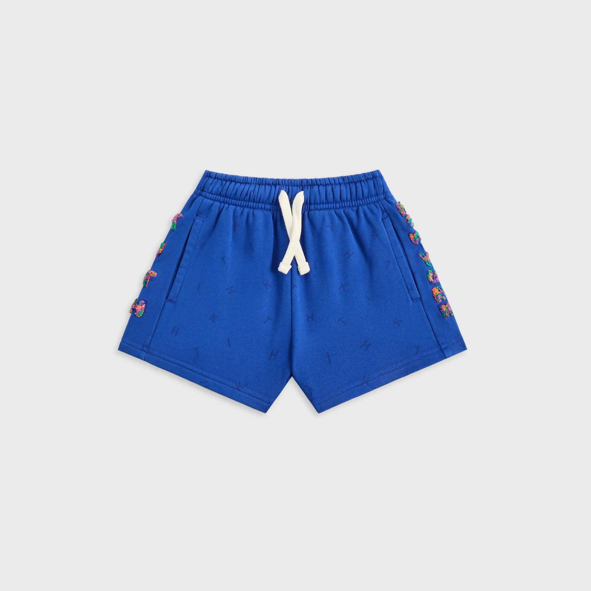 Short Liam en chenille monogrammée Kith Kids