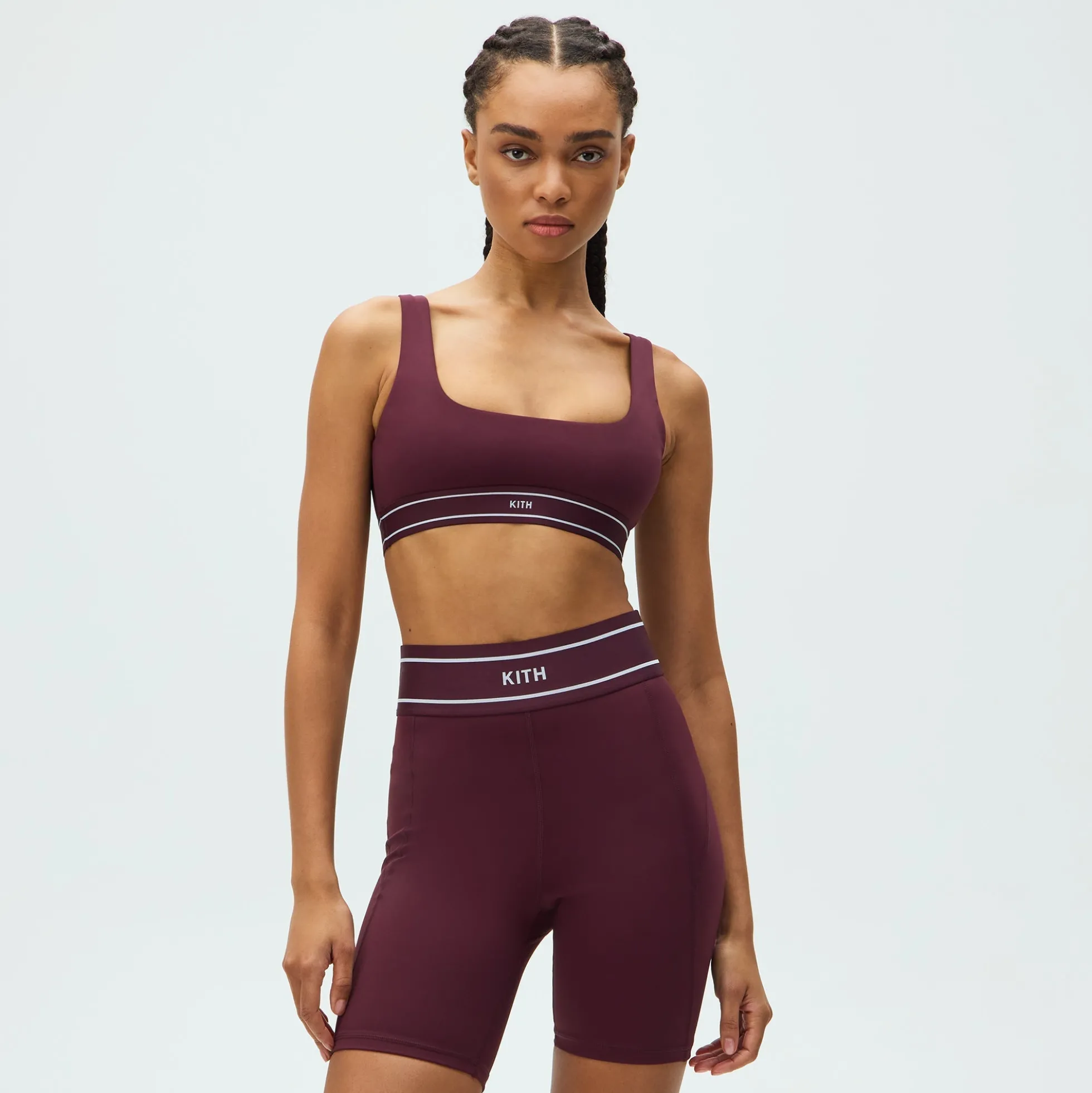 Soutien-gorge de sport Kith Elle à col en U pour femme