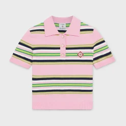 Stripe Fitted Polo