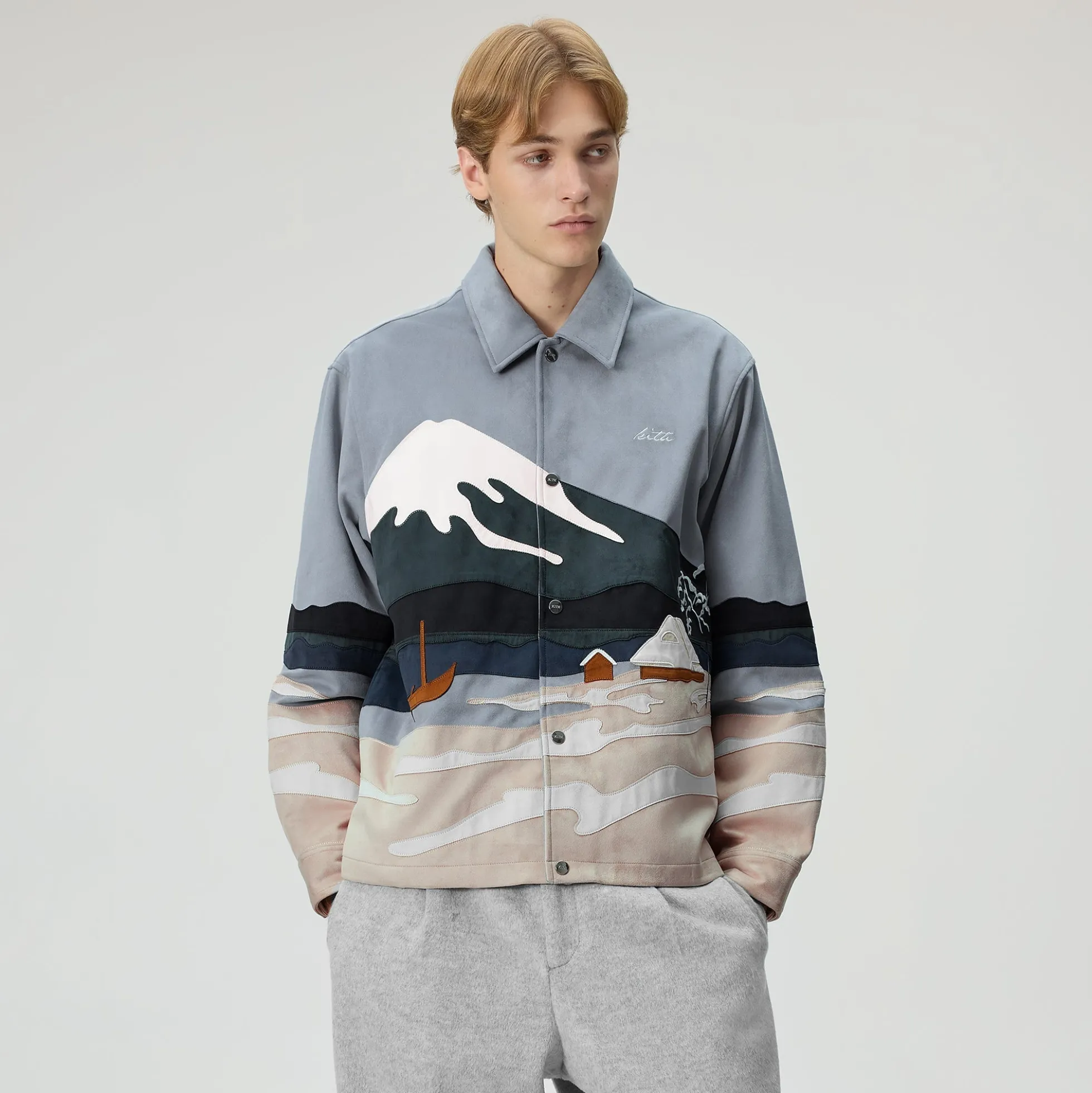 Surchemise d'hiver en microfibre suédée Kith Scenic