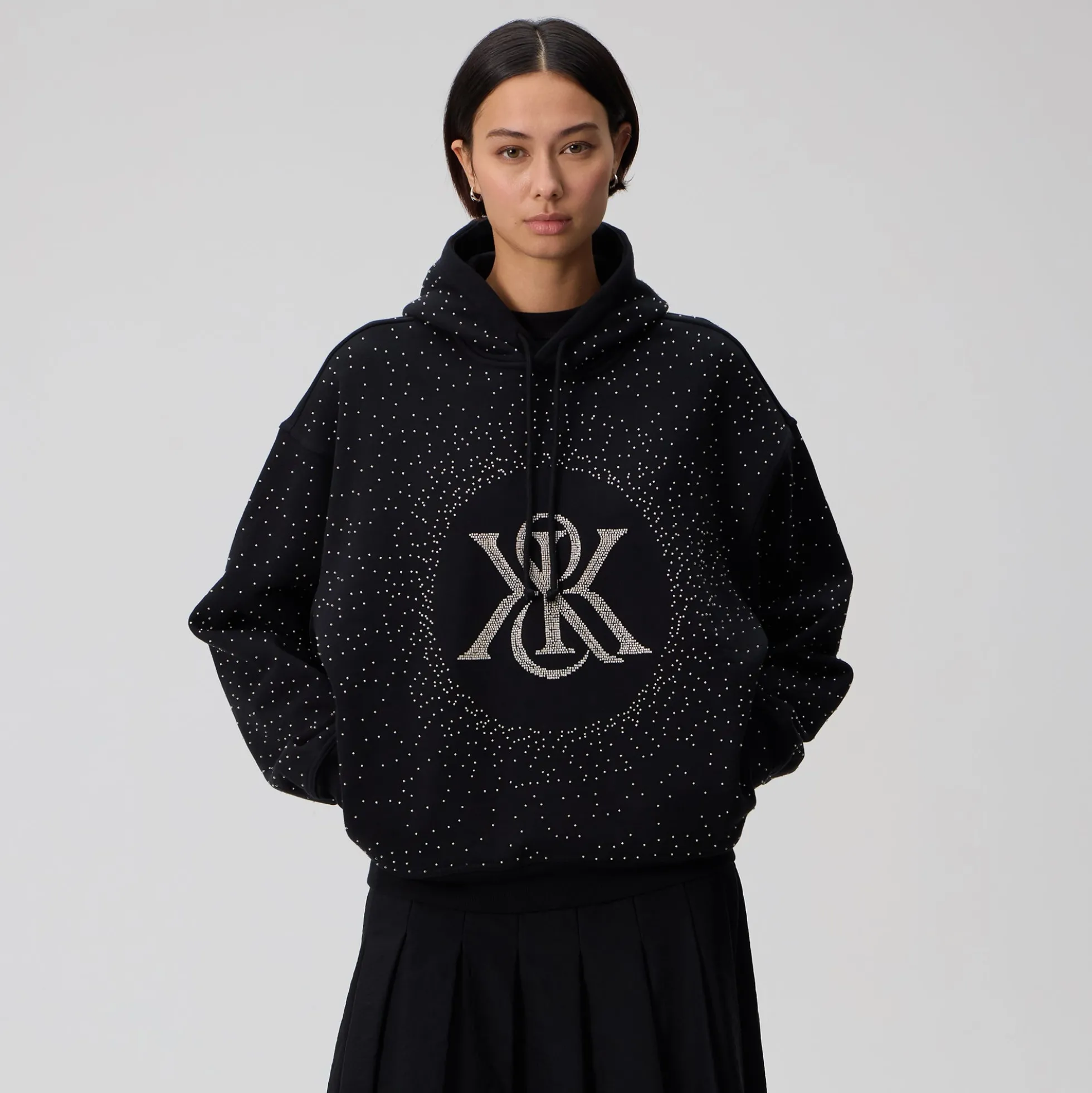 Sweat à capuche Kith pour femme Maverick à écusson perlé